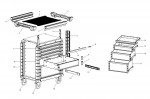 USAG 519 RS8/3V Type 1 Roller Cabinet Spare Parts